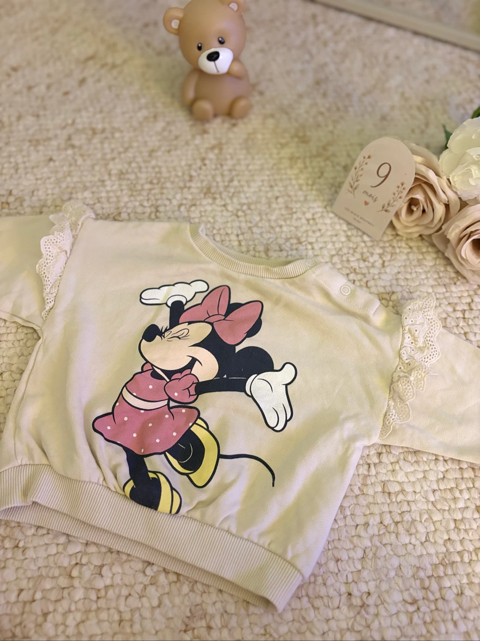 🎀 Trui Minnie – Maat 9 maanden – photo 3